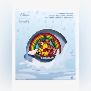 Loungefly Disney Winnie The Pooh Rainy Day 3 Inch Sliding Enamel Trading Pin